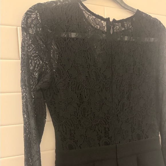 Bebe black lace romper perfect for party perfect price - Picture 5 of 5